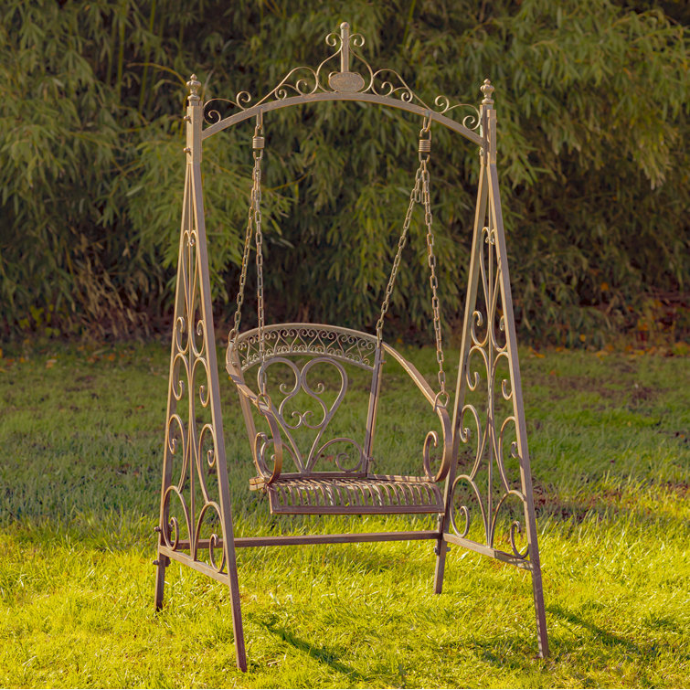 Vintage metal hotsell porch swing